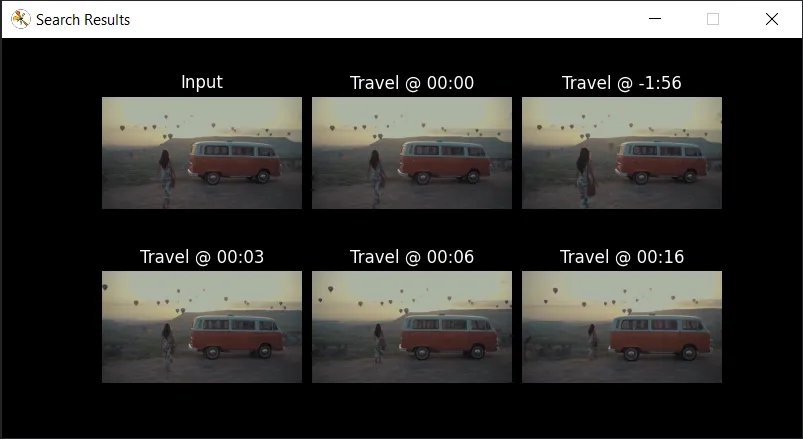 AI similarity search results